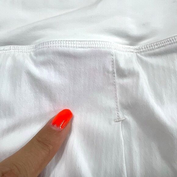 Lululemon Pace Rival Skirt 4 Way Stretch 13" White Size 8 - Picture 7 of 9